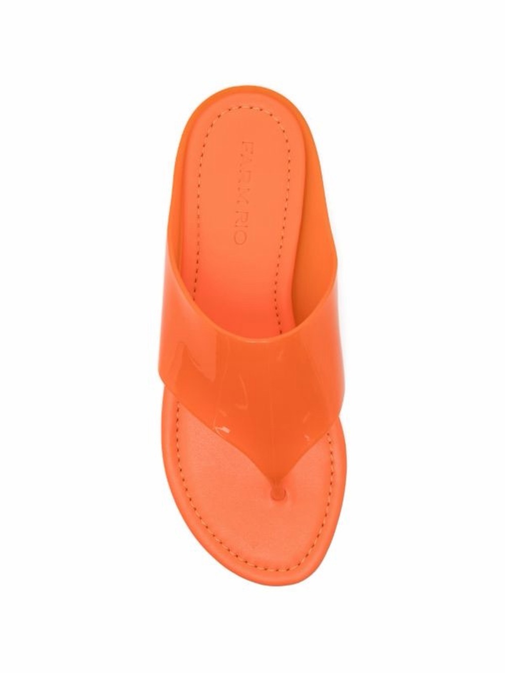 FARM Rio Orange PVC/Leather Sandal - Picture 2 of 4